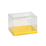 Clear Boxes with Gold Platform
