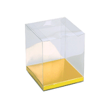 Clear Boxes with Gold Platform