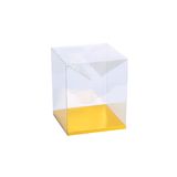 Clear Boxes with Gold Platform