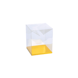 Clear Boxes with Gold Platform
